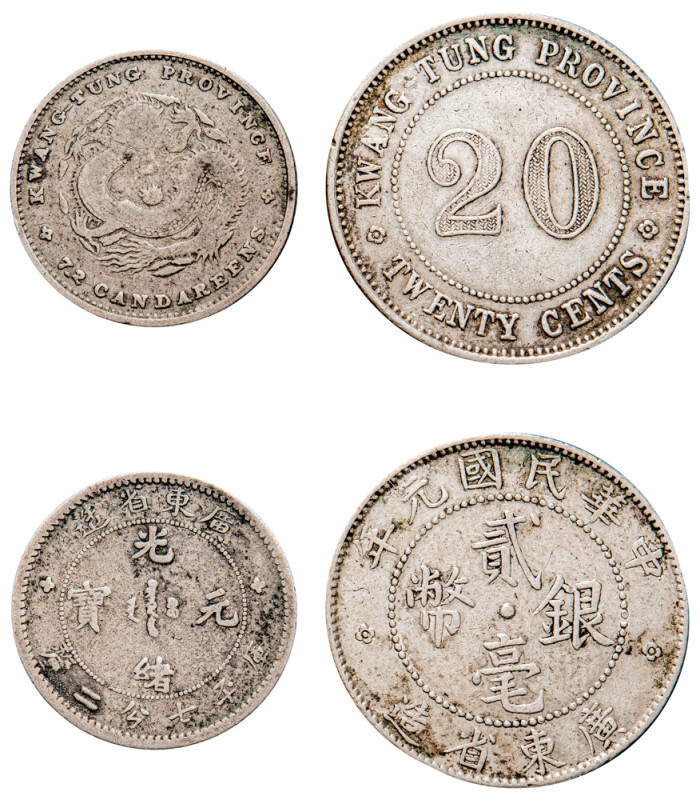 China, Kwangtung Province, Guangxu (1), 1875-1908 and Republic of China (1), 191...