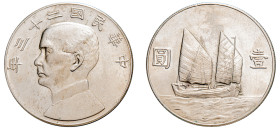 China, Republic, 1912-1949. Yuan (Dollar), Year 23 (1934), 26.76g (KM-Y-345; LM-110; Dav. 223).

Good extremely fine.

From the E.G.G World coins coll...