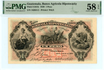Guatemala
El Banco Agricola Hipotecario
1 Peso, 30th June 1920
S/N 1626312
Signatures of Aguirre, Micheo and Prentice
Printer: Waterlow and Sons
Pick ...
