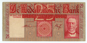 Netherlands
De Nederlandsche Bank
25 Gulden (Willem Mess), 19th March 1941
S/N ML005510 (low serial number)
Signatures of Jan Westerman Holstijn and L...