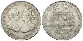 FIRENZE
Carlo Ludovico di Borbone, con la reggenza di Maria Luisa, 1803-1807.
Francescone 1806.
Ag
gr. 26,98
Dr. CAROLUS• LUD• D• G• REX• ETR• & ...