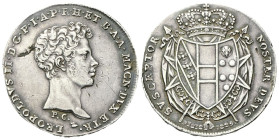 FIRENZE
Leopoldo II d'Asburgo Lorena, 1824-1859.
Mezzo Francescone 1829.
Ag
gr. 13,52
Dr. LEOPOLDVS II• D• G• P•I•A• P•R• H• ET B• A• A• MAGN• DV...