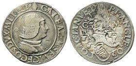 MILANO
Galeazzo Maria Sforza, V Duca di Milano, 1466-1476.
Testone.
Ag
gr. 9,40
Dr. (testa di Sant’Ambrogio) GALEAZ▾ M▾SF▾ VICECOS▾ DVX ▾MLI▾ QIT...