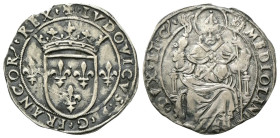 MILANO
Luigi XII d’Orleans, Re di Francia e Duca di Milano, 1500-1513. 
Grosso regale da 6 Soldi.
Ag
gr. 3,44
Dr. +▸LVDOVICVS ▸D ▸G ▸FRANCOR▸REX ...