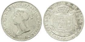 PARMA
Maria Luigia d'Austria, 1814-1847.
Lira 1815, zecca di Milano.
Ag
gr. 4,88
Dr. MARIA LUIGIA PRINC•IMP•ARCID•D’AUSTRIA. Busto diademato a s....