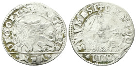 VENEZIA
Monetazione anonima per i domini, sec. XVI.
4 Gazzette.
Mi
gr. 2,94
Dr. DEO OPT• MAX ET REIP. Leone di S. Marco nimbato verso s.; in eser...