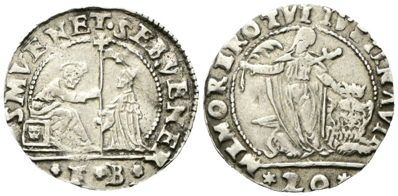 VENEZIA
Sebastiano Venier Doge LXXXVI, 1577-1578. 
20 Soldi con S. Giustina Si...
