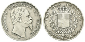 RE ELETTO
Vittorio Emanuele II, 1859-1861.
Lira 1860 Firenze, II° Tipo.
Ag
Dr. Testa del sovrano con baffo biforcato a d.
Rv. Stemma sabaudo croc...