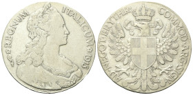 COLONIA ERITREA
Vittorio Emanuele III, 1900-1943.
Tallero 1918 Italicum Roma.
Ag
Dr. Busto muliebre rivolto a d. con chioma fluente, diadema e man...