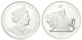 GRAN BRETAGNA
Elisabetta II, 1952-2022.
Pound 2021 Una & The Lion.
Ag
gr. 31,25
Dr. Busto coronato della Regina Elisabetta II a d., disegnato dal...