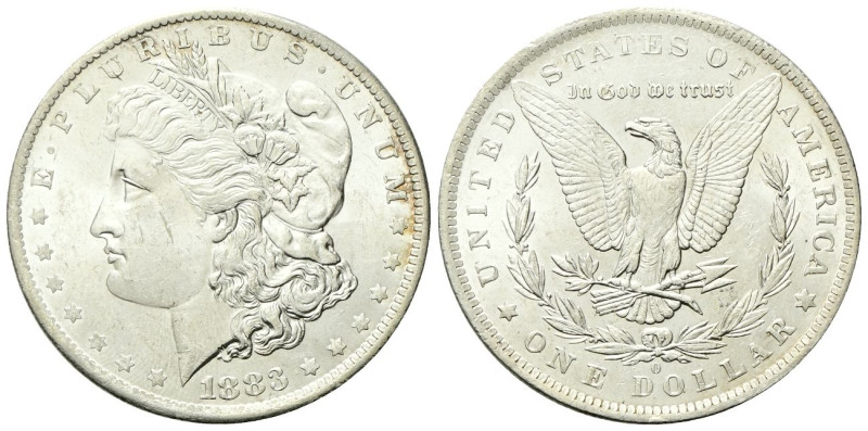 USA
Federazione.
Dollaro 1883 O, zecca di New Orleans.
Ag
gr. 26,68
Dr. Tes...