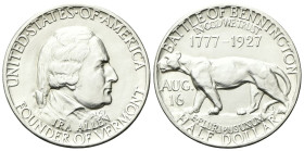 USA
Confederazione.
Half Dollar 1927, Vermont Sesquicentennial
Ag
Dr. Ira Allen, fondatore del Vermont e uno dei Green Mountain Boys, che sconfiss...