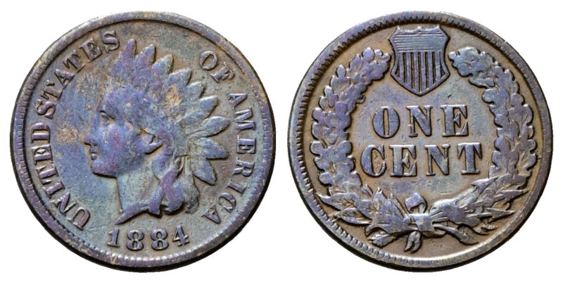 USA
Federazione.
Centesimo 1884 Tipo Indian head.
Æ
gr. 3,03
Dr. Testa di I...
