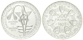 WEST AFRICAN STATES
Federazione.
500 Franchi 1972.
Ag
Dr. Maschera indigena.
Rv. Corona formata da 7 stemmi nazionali.
KM#7
Sigillata in scatol...
