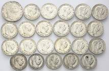LOTTI MULTIPLI
Francesco Giuseppe I d’Asburgo Lorena, 1848-1916.
Lotto di n. 22 Corona (Austria e Ungheria) e n. 1 Florin 1861.
Ag 
BB e SPL
