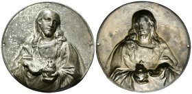 ROMA
XX secolo.
Placchetta rotonda uniface con il Sacro Cuore di Gesù opus ESM con due fori.
Metallo bianco
gr. 6,54 mm 62
Dr. Mezzobusto di Cris...