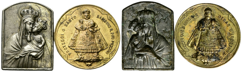 ITALIA
XX secolo.
Lotto di due placchette uniface con Santa Maria del Popolo e...