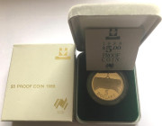 AUSTRALIA 5 $ 1988 PARLIAMENT HOUSE Al-Bro PROOF! KM 72.