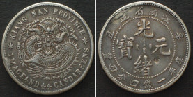 CHINA - KIANGNAN. 20 Cents 1901, without HAH, silver VF-XF