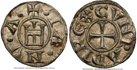 Genoa. Anonymous (type of Conrad III) Denaro ND (1139-1339) MS63 NGC, MEC- pg 874. 0.84gm. HID09801242017 © 2024 Heritage Auctions | All Rights Reserv...