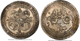 Murano. Ludovico Manin silver Osella 1794 PC AU58 NGC, Venice mint, Paolucci-613. 38mm. LVD. MANIN. DEFENDI. ZEN. VETOR. MESTRE. MVNS. COMVNITATIS. MV...
