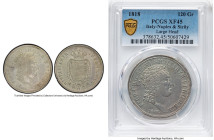 Naples & Sicily. Ferdinando I 120 Grana 1818 XF45 PCGS, KM281. Large head variety. HID09801242017 © 2024 Heritage Auctions | All Rights Reserved www.H...