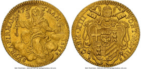 Papal States. Clement XIII gold Zecchino Anno VIII (1766) MS62 NGC, Rome mint, KM984. HID09801242017 © 2024 Heritage Auctions | All Rights Reserved ww...