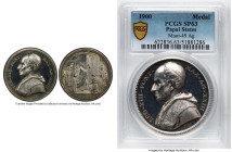 Papal States. Leo XIII silver Specimen Medal Anno XXIII (1900) SP63 PCGS, Mont-49. 44mm. By Bianchi. HID09801242017 © 2024 Heritage Auctions | All Rig...