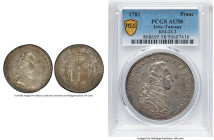 Tuscany. Pietro Leopoldo Francescone (10 Paoli) 1781 AU58 PCGS, KM-C24.2, Dav-1515. A shimmering example featuring incredibly detail reliefs. HID09801...