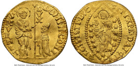 Venice. Domenico Contarini gold Zecchino ND (1659-1675) UNC Details (Bent) NGC, KM313.2, Fr-1332. HID09801242017 © 2024 Heritage Auctions | All Rights...