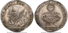 Venice. Carlo Ruzzini Osella Anno II (1733)-BZ MS61 NGC, Paolucci-II-216. Rare emission, the lone occupant at NGC and at a very appreciable grade. Ble...