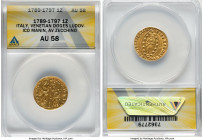 Venice. Ludovico Manin gold Zecchino ND (1789-1797) AU58 ANACS, Venice mint, KM755, Fr-1445. HID09801242017 © 2024 Heritage Auctions | All Rights Rese...