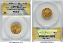 Venice. Ludovico Manin gold Zecchino ND (1789-1797) AU58 ANACS, Venice mint, KM755, Fr-1445. HID09801242017 © 2024 Heritage Auctions | All Rights Rese...