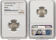 Vittorio Emanuele II 50 Centesimi 1863 T-BN MS64 NGC, Torino mint, KM14.3. Value reverse. HID09801242017 © 2024 Heritage Auctions | All Rights Reserve...