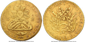 La Rioja. Provincial gold 2 Escudos 1843-RB VF Details (Cleaned) NGC, La Rioja mint, KM17. HID09801242017 © 2024 Heritage Auctions | All Rights Reserv...