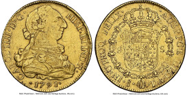 Charles IV gold 8 Escudos 1791 So-DA AU50 NGC, Santiago mint, KM54, Cal-1756. Ordinal IIII type. HID09801242017 © 2024 Heritage Auctions | All Rights ...