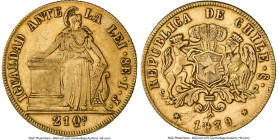 Republic gold 8 Escudos 1839 So-IJ VF35 NGC, Santiago mint, KM104.1, Fr-41. First year type. HID09801242017 © 2024 Heritage Auctions | All Rights Rese...