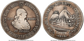 Ferdinand VII silver "Popayan Proclamation" Medal (4 Reales) 1808 VF25 NGC, Popayan mint, Fonrobert-8218. 32mm. HID09801242017 © 2024 Heritage Auction...