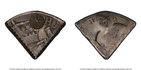 British Occupation Counterstamped 3 Reaal (18 Stuivers) ND (1815) Good 6 PCGS, KM13. 5.10gm. Countermark (VF Details): 5-petalled rose; Host: Cut Colo...