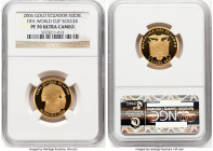 Republic gold Proof "FIFA World Cup Soccer" Sucre 2006 PR70 Ultra Cameo NGC, Fr-13. From the Globus Collection HID09801242017 © 2024 Heritage Auctions...