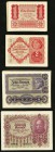 Austria Large Group Lot of 148 Examples from the Oesterreichisch-Ungarische Bank Fine-Uncirculated. The majority of the notes in this lot are in uncir...