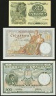 Estonia Eesti Pank 20 Krooni 1932 Pick 64 Choice Crisp Uncirculated; Yugoslavia National Bank 100 Dinara 15.7.1934 Pick 31; 500 Dinara 6.9.1935 Pick 3...