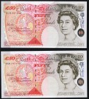 Great Britain Bank of England 50 Pounds ND (2006) Pick 388c Two Examples About Uncirculated-Crisp Uncirculated. 

HID09801242017