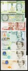 Great Britain, Gibraltar, Jersey, Guernsey Group Lot of 7 Examples About Uncirculated-Crisp Uncirculated. 

HID09801242017