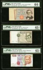 Italy Banca d'Italia 1000 Lire 1969; 1982; 1990 Pick 101a; 109a; 114c Three Examples PMG Choice Uncirculated 64 EPQ; Gem Uncirculated 65 EPQ (2). 

HI...