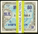Japan 100 Examples of Allied Military Currency 50 Sen ND (1945) Pick 65 Crisp Uncirculated. 

HID09801242017