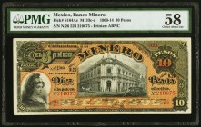 Mexico Banco Minero 10 Pesos 1.8.1914 Pick S164Ac M133 PMG Choice About Unc 58. 

HID09801242017