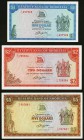 Rhodesia Reserve Bank of Rhodesia 1; 2; 5 Dollars 2.8.1979; 24.5.1979; 15.5.1979 Pick 38; 39; 40 Three Examples Very Fine-Extremely Fine. 

HID0980124...