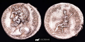 Civil Wars Silver Denarius 3,60 g., 18 mm. South Gaul 68 A.D. nEF