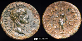 Galba Bronze As 10,61 g., 29 mm. Rome 68 A.D. Choice very fine